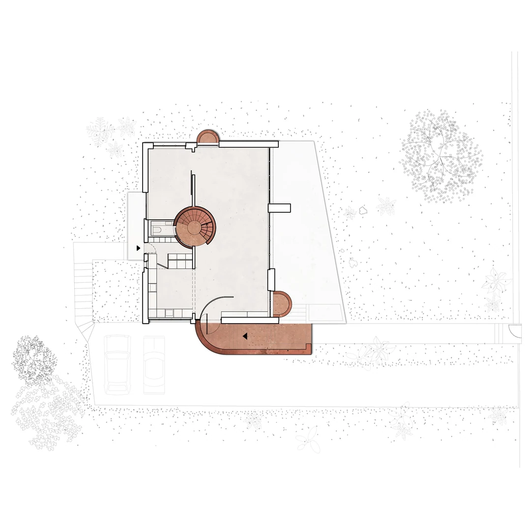 house Versailles brique plan